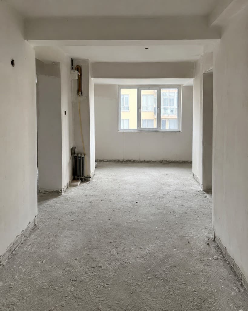 Merter yerden ısıtma öncesi şap ve kollektör hazırlığı